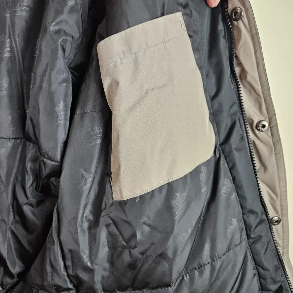 Snap On Jacket mens Sz S black gray Insulated Full Zip Logo bomber workwear